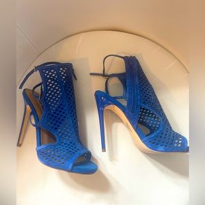 Steve Madden Blue Strap Heels